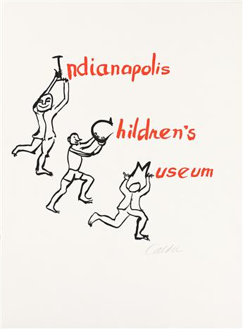 ALEXANDER CALDER Three color lithographs.